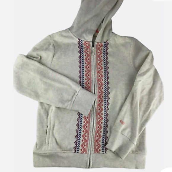 Roxy Girl Size 14/16 Zip-up Hoodie Sweatshirt - Picture 8 of 8